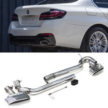 Auto Dual Auspuff Spitze Für F10 F11 520i 525i 528i Bis Zu G30 G31 M Sport Look Platz Schalldämpfer spitze Düse Auspuff System Endrohr