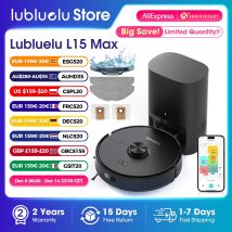 Lubluelu L15 Max  Robot Vacuum Mop Combo 5500Pa Robot Vacuum Auto-Charging  5 Maps 24 No-go Zones 3 In 1 Robot Vacuum Cleaner