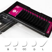 Extension ciglia individuali Abonnie L Curl Classic, ciglia voluminose e soffici, disponibili in tutte le misure, Cilios L
