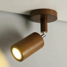 Moderne Korridor Kleiderschrank Wand Lampe Holz Material Ausstellung Decke Wandleuchte Licht Led-lampe Drehbare Hause Dekoration Nordic Licht