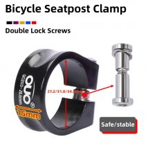 Fahrrad Sattelstütze Klemme 28,6mm 31,8mm 34,9mm Mtb Rennrad Sattelstütze Klemme Doppel Lock Sitzrohr Clip berg Fahrrad Teile