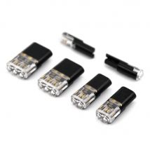 1 2 Spina a 3 pin Docking Tipo T Connettore elettrico Cavo LED Automotive Nessuna linea di rottura Connettore Striscia di connessione terminale