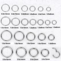 1Pc 316L Segment na zawiasach ze stali nierdzewnej Kolczyk do nosa Chrząstka ucha Tragus Helix Przekłuwanie warg Obręcz do nosa Biżuteria do przekłuwania ciała