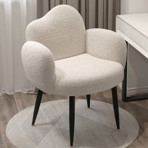 Schlafzimmer High-End-Make-up-Hocker Haushalt Mädchen Creme Wind Garderobe spezieller Make-up-Stuhl ergonomisches Design Tischmöbel