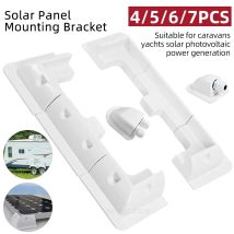 Staffe di montaggio per pannelli solari resistenti ai raggi UV senza trapano staffa angolare in ABS per camper, roulotte, veicoli a motore, tetti, camper