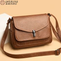 Damen Retro Klappe Umhängetaschen neue lässige Umhängetasche Damen Designer Schloss große Kapazität mehrfarbige minimalist ische Handtaschen