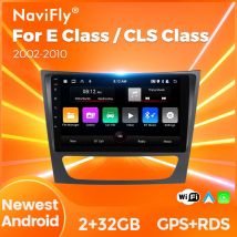 Android Autoradio für Mercedes Benz E-Klasse W211 E200 E220 E300 E350 E240 Cls 2012-2014 Multimedia-Player GPS Stereo 2din keine DVD