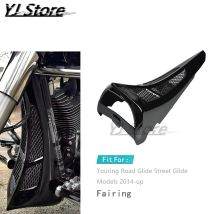 Passend für Harley Touring Road Glide Street Glide Modelle ab 2014 Motorrad vorne gestreckt Kinnspoiler Grill Zierabdeckung