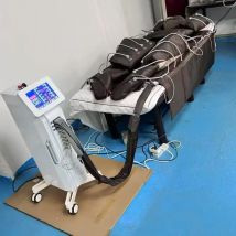 Masaż drenażowy nerkowy 3 w 1 Presoterapia Maszyna do presoterapii z EMS Podgrzewanie Masaż ciała Koc do sauny