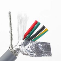 Hohe flexible 2 3 4 6 8 10 12 10 14 16 core drag kette geschirmt reines kupfer kabel 22 20 18 AWG PVC biegesteif CNC kabel