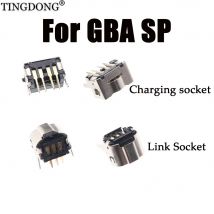 2 teile/los Spiel Link Connect Jack Power Jack Steckdose Ladegerät Dock Port Anschluss Lade buchse für ds gba sp