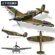 2 wojna światowa WW2 armia żołnierze wojskowi SWAT UK: Spitfire Fighter F MK. la typ Model Klocki Klocki Zabawki dla dzieci Prezent
