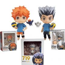 Anime Haikyuu 2034 Figurina 10 cm Hinata Shoyo Action Figure # 2035 Kotaro Bokuto Figure Bambola mobile PVC Q Versio Giocattoli modello