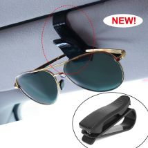 Universal Auto Sonnenblende Gläser Box Sonnenbrille Clip Karte Ticket Halter Stehen Verschluss Stift Fall Brillen Clips Auto Zubehör