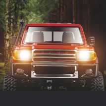 Spielzeug JJRC MN-82 1/12 Radio Geländewagen RC Modell Raupenauto 4x4 Elektroauto 1,6 Zoll Bodenfreigabe zu öffnendes Heckbrett