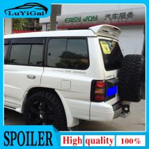 Für Mitsubishi Pajero V33 spoiler ABS material auto schwanz primer farbe heckspoiler 2001-2005
