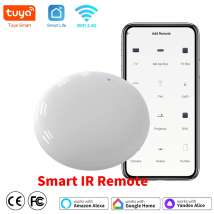 Tuya WiFi IR-Fernbedienung Smart Universal für TV-Klimaanlage Alexa-Fernbedienung Arbeiten Sie mit Google Home Yandex Google