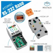 M5Stack Official ATOMIC RS232 Base W/O Atom Lite TTL-RS232 Level Converter MAX232