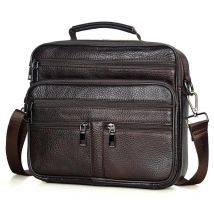 Borsa a tracolla da uomo in vera pelle da uomo borsa a tracolla da uomo borsa da caffè di medie dimensioni borsa da uomo in pelle naturale