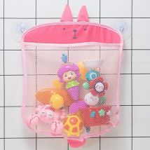 Baby Badezimmer Mesh Tasche Cartoon Tier Formen Tuch Sand Spielzeug Lagerung Net Tasche Sucker Organizer für Kinder Bad Spielzeug Kind Korb