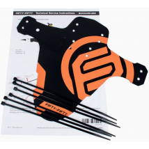 FIFTY-FIFTY Mountain Bike Fender, MTB Mudguard, Front and Rear Compatible Bicycle Mudguard, Fits 26", 27.5", 29" Bike