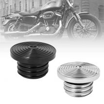 Chrom schwarz Motorrad CNC Aluminium Pop-up Öltank Gas deckel für Harley Sportster xl883 xl1200 dyna fxd Softial Fat Boy Cvo