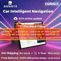 DUDUAUTO DUDU7 Android 13 OS3.5 sistema de audio inteligente para coche inalámbrico Carplay Android Auto GPS Navi para Toyota Honda KIA VW sat