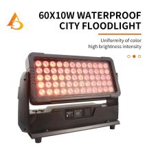 LED DMX 60x10W 4in1 RGBW Wall Wash luci esterne IP65 led città colore luce Stage Performance Party Light