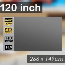 Schermo per proiettore portatile 16:9 Schermi di proiezione pieghevoli Home Cinema House Indoor Outdoor Theater 4K HD 1080P Anti luce piatta