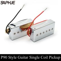 P90-Stil E-Gitarren-Tonabnehmer, Single-Coil-Tonabnehmer, 6 verstellbare Schrauben, Humbucker-Größe, N-50/B-52, mehrfarbig