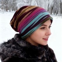 LOVINGSHA Fashion Multifunction Women Winter Autumn Hat Teenager Adult Thin Girl Skullies Beanies Men Scarf Vintage Cap HT180
