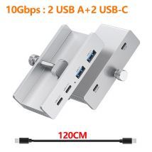 10Gbps HUB USB3.2/3.0/2.0 Splitter Adapter Universal External Multi Clip Dock For iMac Macbook Lenovo Desktop PC Accessories