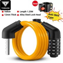 TOSUOD lucchetto per cavo per bicicletta MTB bicicletta da strada antifurto password a quattro o cinque cifre scooter accessori moto lucchetto per bicicletta