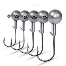 1g 2g 3.5g 5g 7g 10g 12g 20g Korba Jig Head Hook Fishing Hook Head Jig Lure Hard Bait Soft Worm