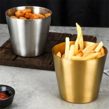 Edelstahl Küche Dipping Sauce Schüssel Goldene Silber Ketchup Französisch Frites Tasse Gewürz Gericht Eintopf Würze Tablett Geschirr