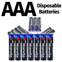 Long Lasting AAA Disposable Batteries 1.5V Carbon Zinc - Ideal for High Drain Toys,Bright Flashlights,TV Remotes,Keyboards/Mice