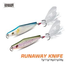 Kingdom Metal Jig Baits 7g 11g 14g 21g 28g Sinking Fishing Lures Shore Cast Metal Bait Artificial Lures Sea Bass Pike Perch