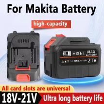 18V 21V 20000mAh Batteria al litio ricaricabile per Makita 18v Utensili elettrici Cordless Chiave Sega Trapano Smerigliatrice Cacciavite Batteria