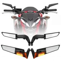 Für yamaha mt07 mt09 fz07 fz09 mt03 mt10 fj09 motorrad stealth winglets spiegel kits zum drehen von verstellbaren spiegeln