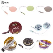 1,5 m tragbares einziehbares Macarone Mini Tape Nostalgie Maß Lineal Retro Nähen Zentimeter Zoll Roll Tape