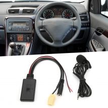 Adattatore per cavo AUX Bluetooth 5.0 con sostituzione vivavoce per microfono per Fiat 500/Grande Punto/Qubo/Fiorino