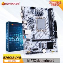 Huananzhi b760m vh b M-ATX ddr4 motherboard unterstützung 12 13 14 gen (intel lga 1700 cpu 12100f/12400f/12490f/12600f/12700f/13600f)