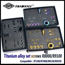 TAIMEILI Titanlegierung Schraube Fahrradgetriebe R8000/9100/8150/9250 Kit Upgrade Stellschrauben