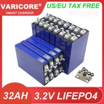 Akumulator VariCore 3.2V 32Ah LiFePO4 fosforan 90A rozładowanie 32000mAh motocyklowy samochodowy akumulator do modyfikacji z gwintem