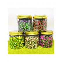 Bottled micro landscape architecture model tree powder grass powder DIY decorative materials Powder Foliage Artificial Landscape