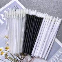 50/1000 Uds. Pinceles para labios, pincel cosmético desechable para labios, lápiz labial, varitas brillantes, aplicador limpiador, sombra de ojos, herramienta de pincel de maquillaje