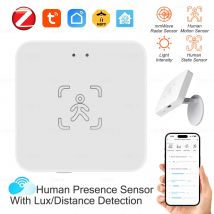 Tuya WiFi /Zigbee Human Presence Detector Smart Human Body PIR Sensor MmWave Radar Microwave Motion Sensor Intensity Detect DC5V