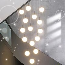 Modern home decor led lights pendant light lamps forstaircase Chandeliers for living room hanging light indoor lighting