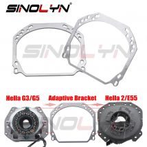 Adattatore per staffa di montaggio dell'obiettivo del proiettore del faro per Hella 3R G3 G5/E55/ E46 Bosch AL Bi-xenon BI-LED strumento di Retrofit per luci per auto