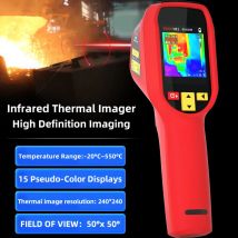 BSIDE HX1 Termocamera 240X240 Termocamera Misuratore di temperatura a infrarossi per riparazione PCB, rilevamento tubazioni NUOVO